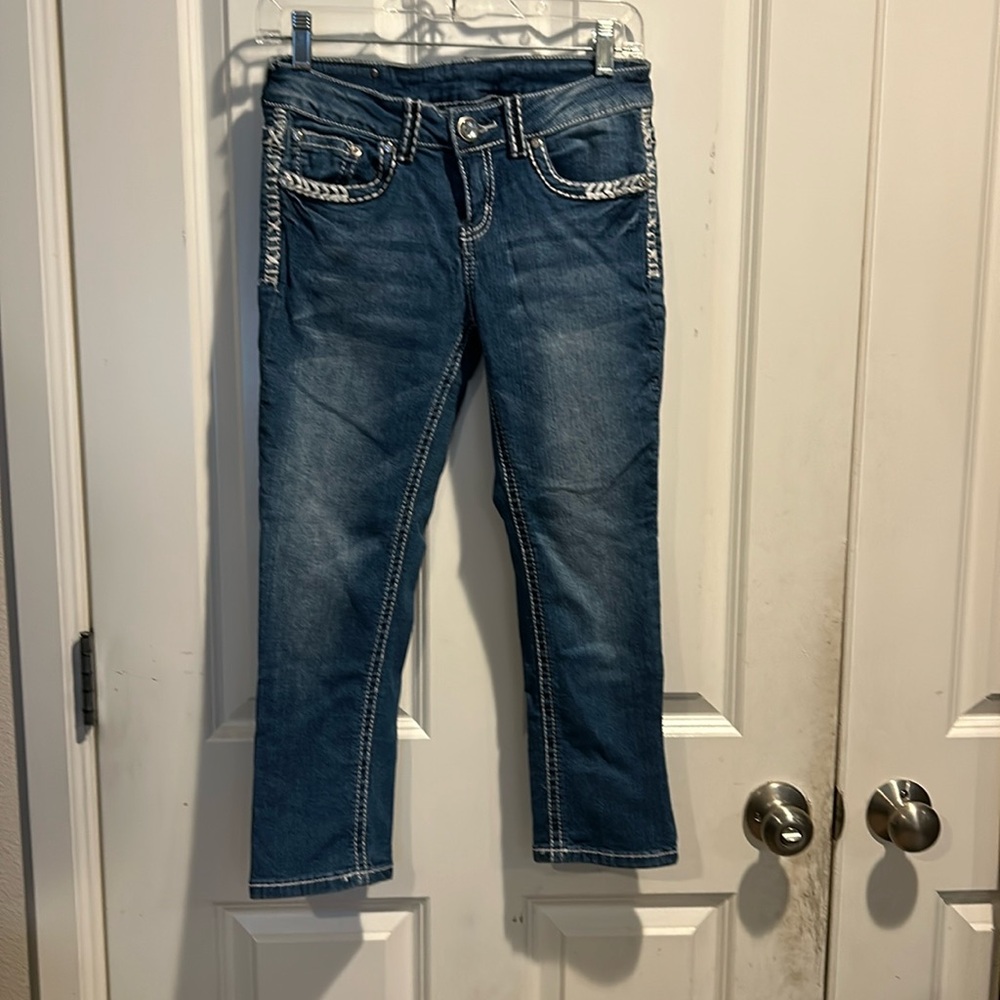 Denim couture jeans
